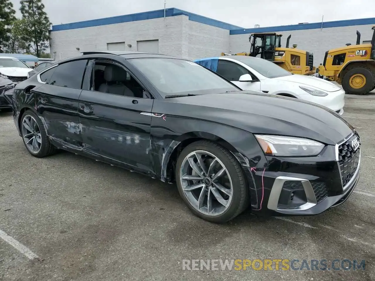 4 Photograph of a damaged car WAUDACF58RA109443 AUDI A5 2024