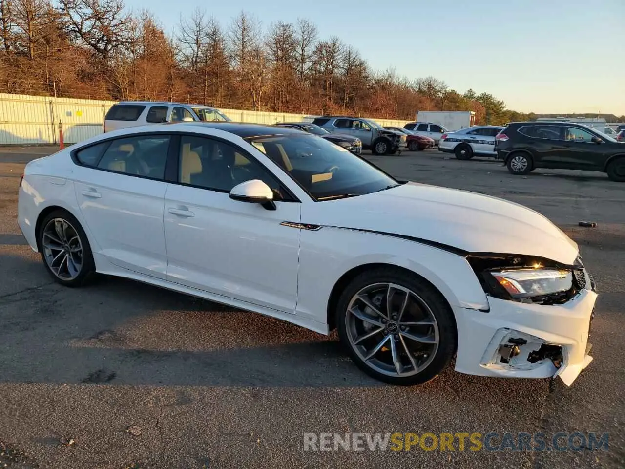 4 Photograph of a damaged car WAUDACF5XRA084903 AUDI A5 2024