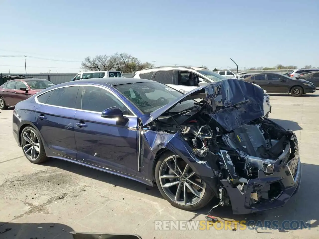 4 Photograph of a damaged car WAUEACF51RA122846 AUDI A5 2024