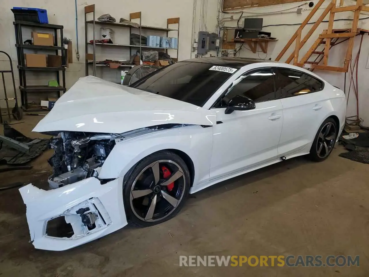 1 Photograph of a damaged car WAUFACF50RA018966 AUDI A5 2024