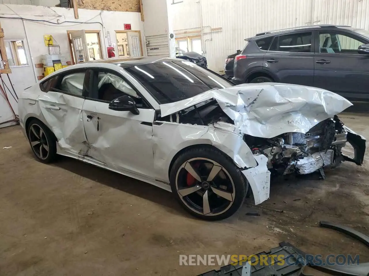 4 Photograph of a damaged car WAUFACF50RA018966 AUDI A5 2024