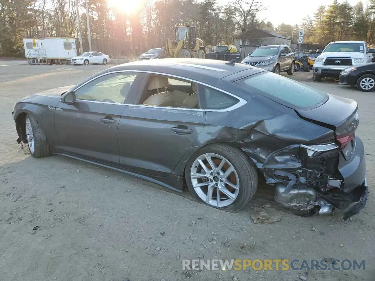 2 Photograph of a damaged car WAUFACF51RA096396 AUDI A5 2024