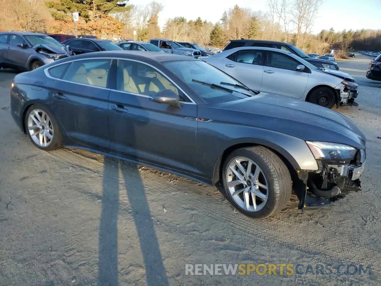 4 Photograph of a damaged car WAUFACF51RA096396 AUDI A5 2024