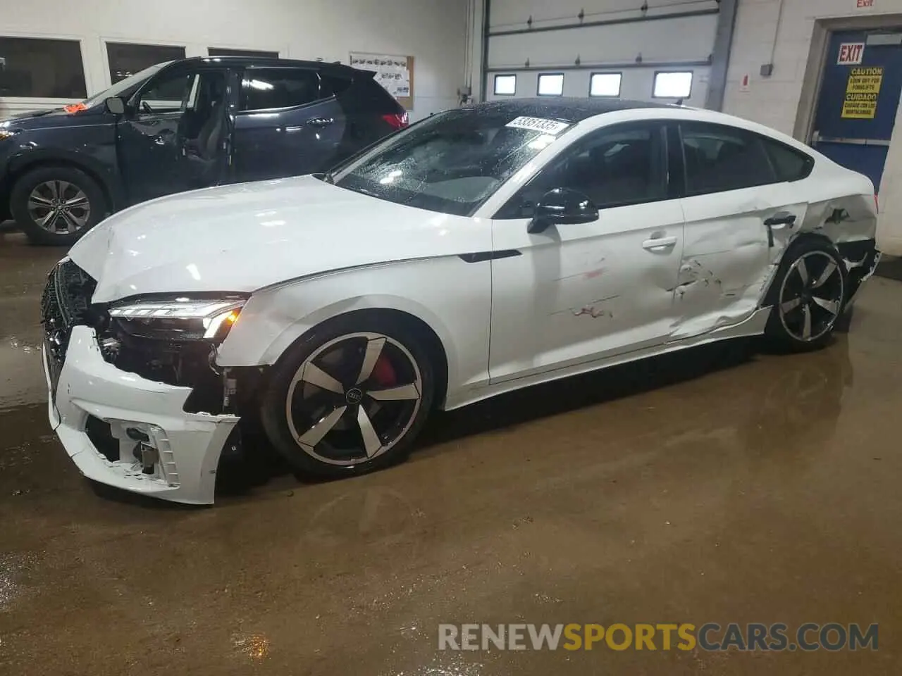 1 Photograph of a damaged car WAUFACF54RA119010 AUDI A5 2024
