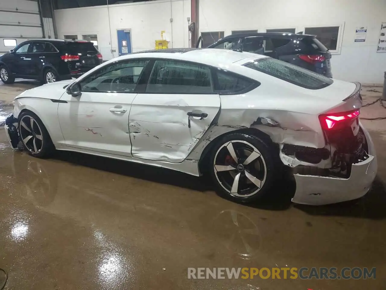 2 Photograph of a damaged car WAUFACF54RA119010 AUDI A5 2024