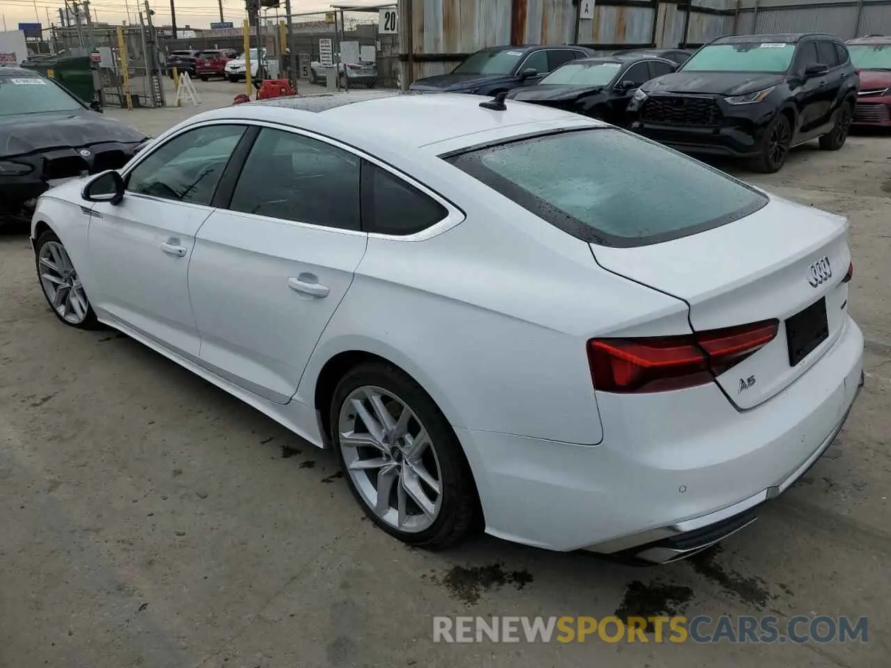2 Photograph of a damaged car WAUFACF56RA021211 AUDI A5 2024