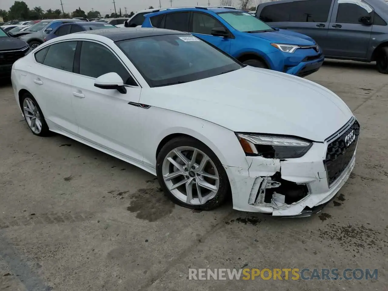 4 Photograph of a damaged car WAUFACF56RA021211 AUDI A5 2024