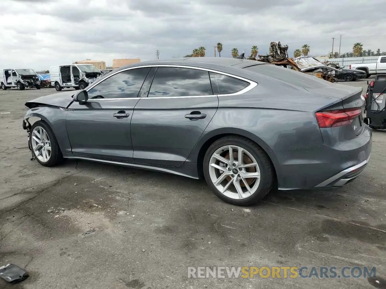 2 Photograph of a damaged car WAUFACF58RA116708 AUDI A5 2024