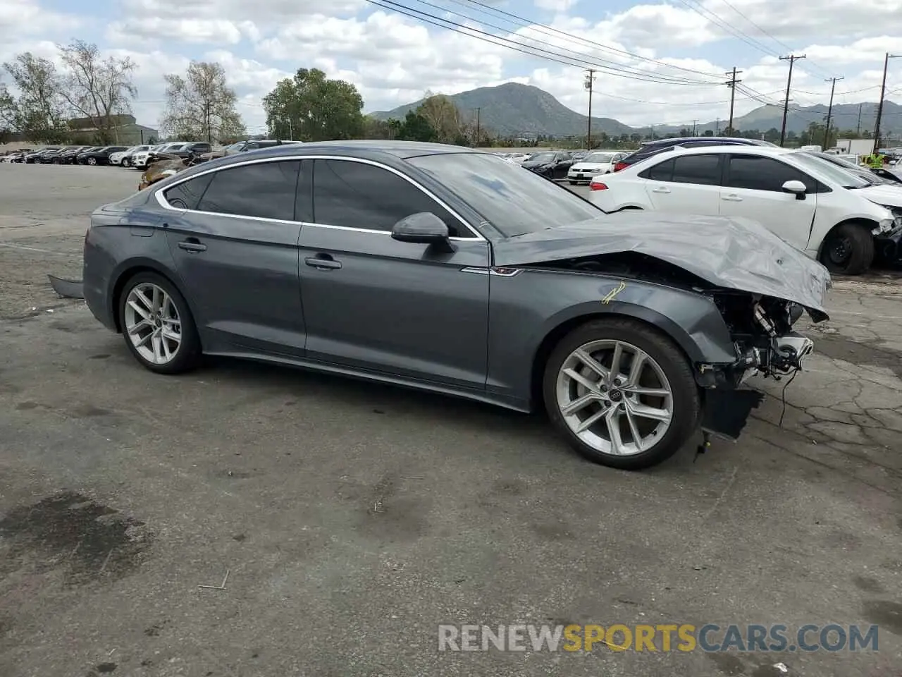 4 Photograph of a damaged car WAUFACF58RA116708 AUDI A5 2024