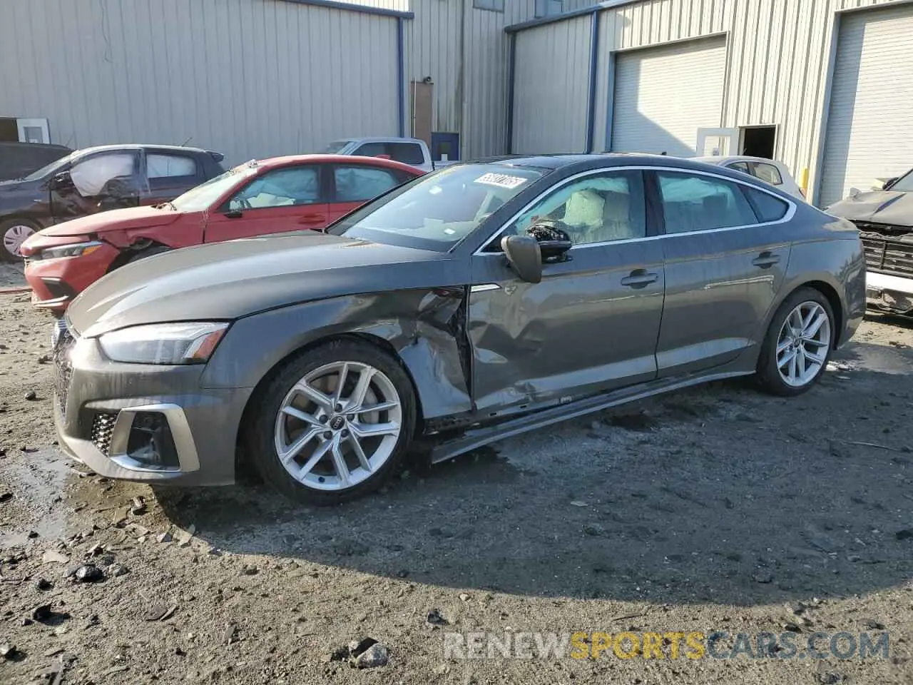 1 Photograph of a damaged car WAUFACF59RA083184 AUDI A5 2024