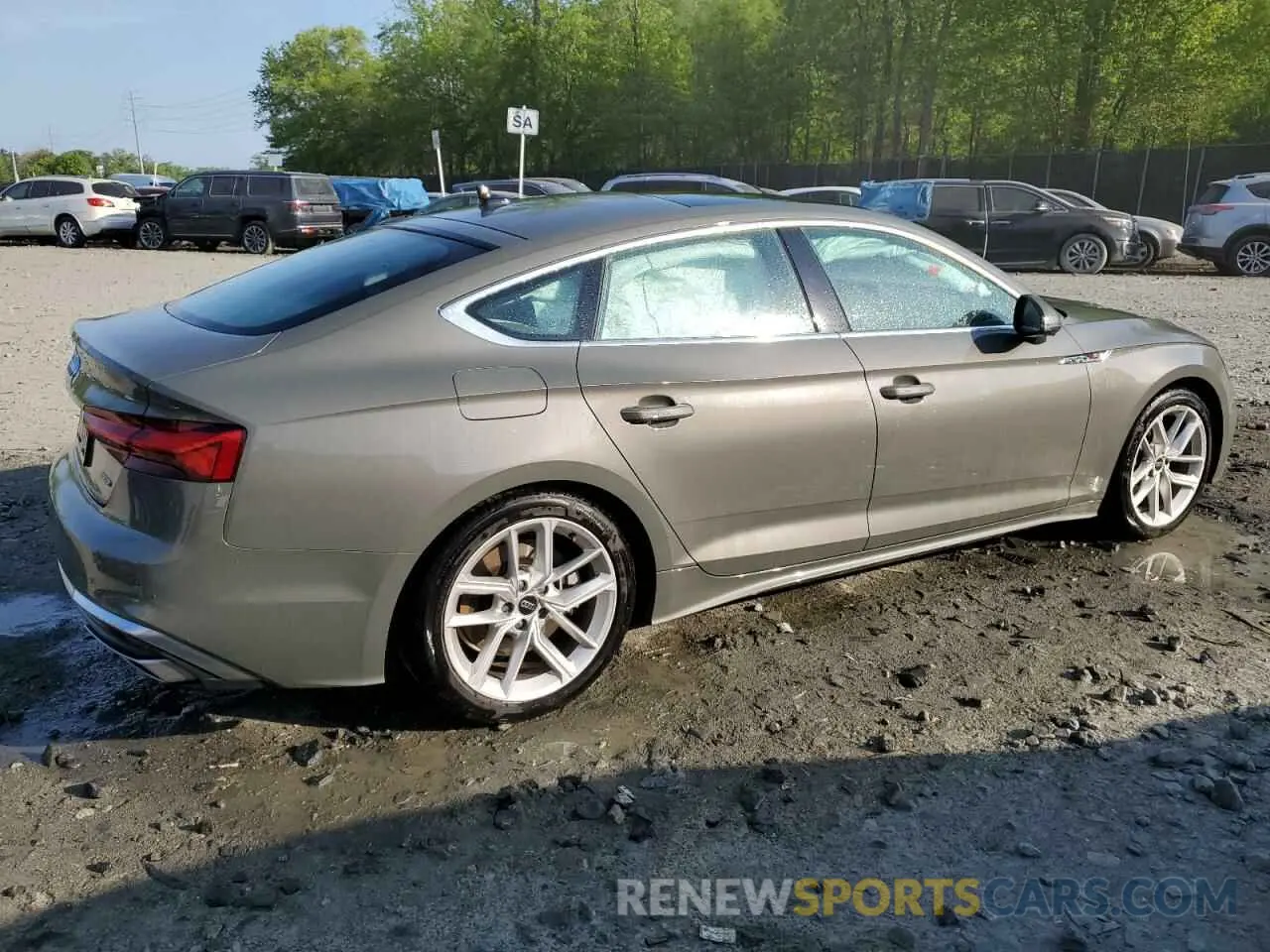 3 Photograph of a damaged car WAUFACF59RA083184 AUDI A5 2024