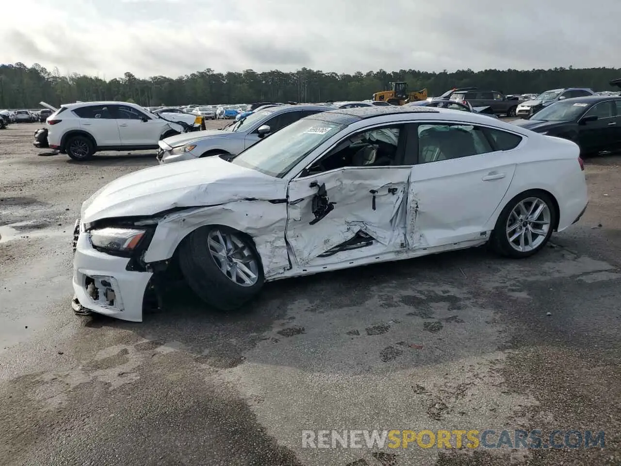 1 Photograph of a damaged car WAUFACF59RA112148 AUDI A5 2024