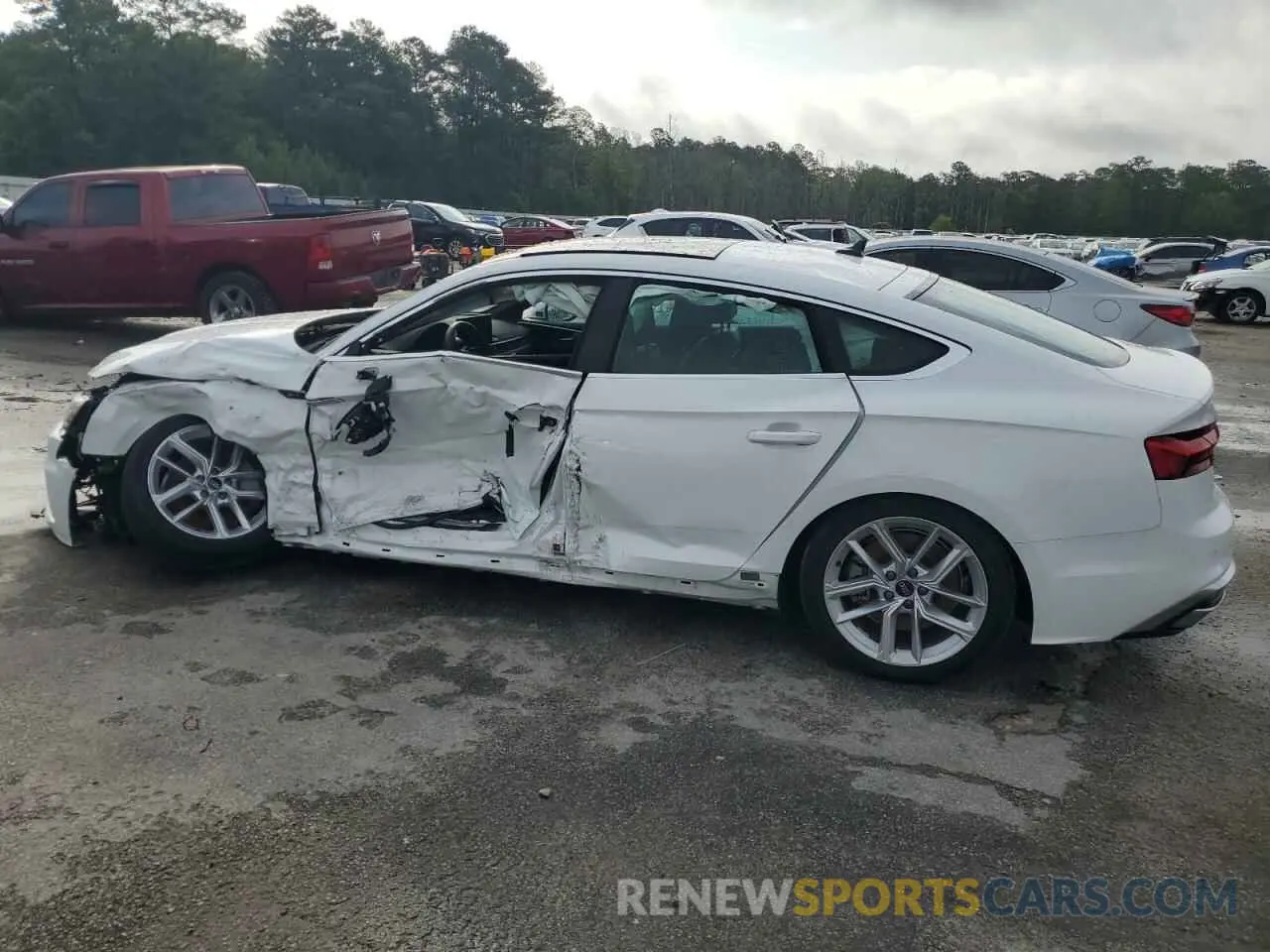 2 Photograph of a damaged car WAUFACF59RA112148 AUDI A5 2024