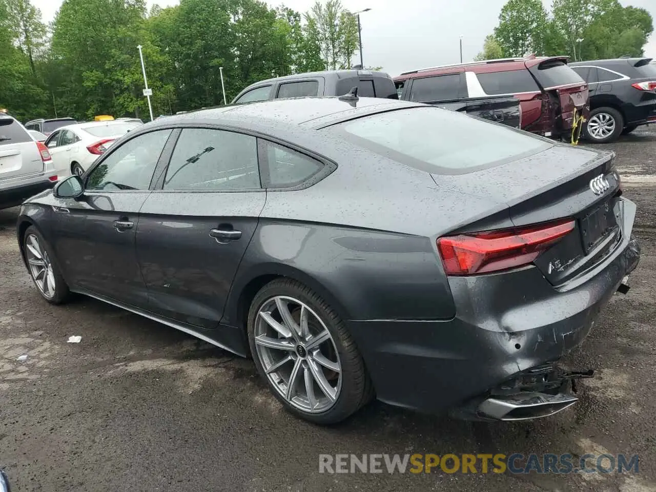 2 Photograph of a damaged car WAUDACF53SA005299 AUDI A5 2025