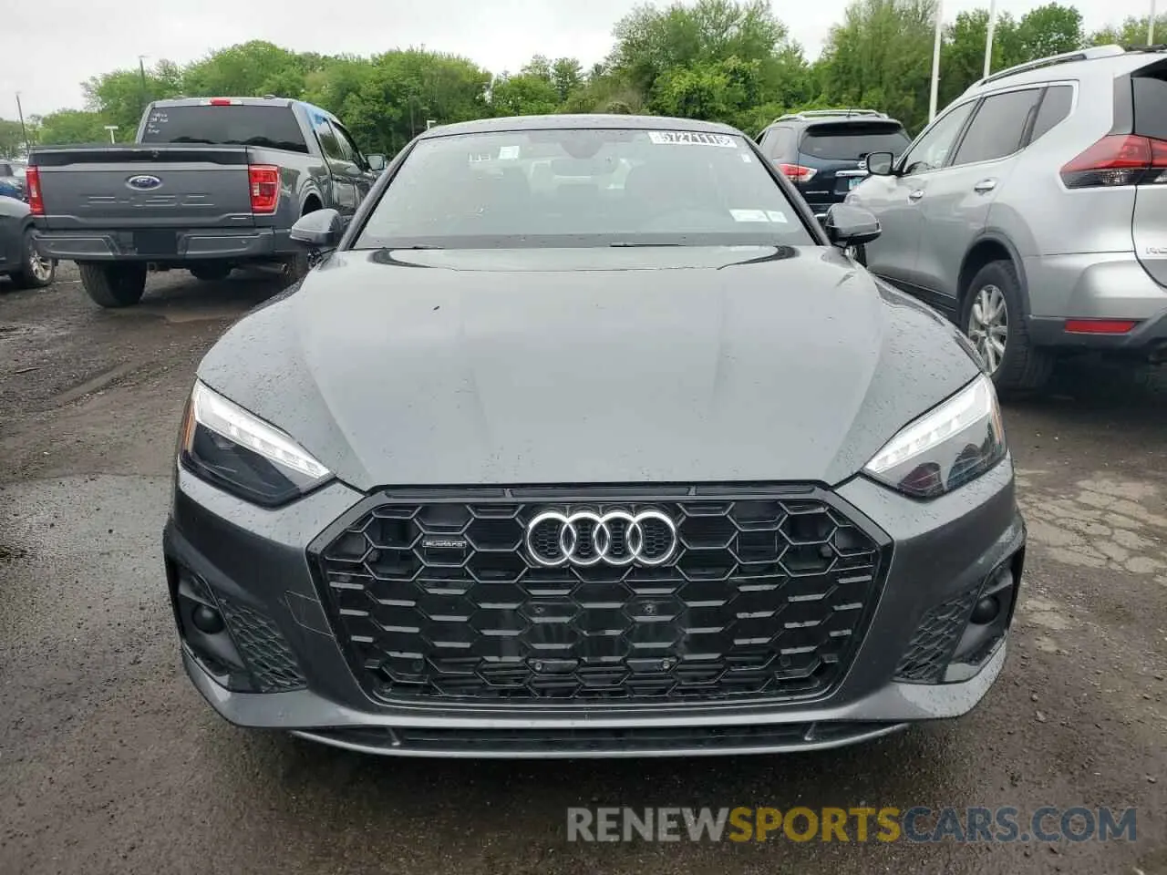 5 Photograph of a damaged car WAUDACF53SA005299 AUDI A5 2025