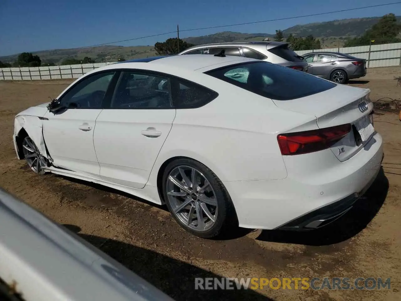 2 Photograph of a damaged car WAUDACF54SA004999 AUDI A5 2025