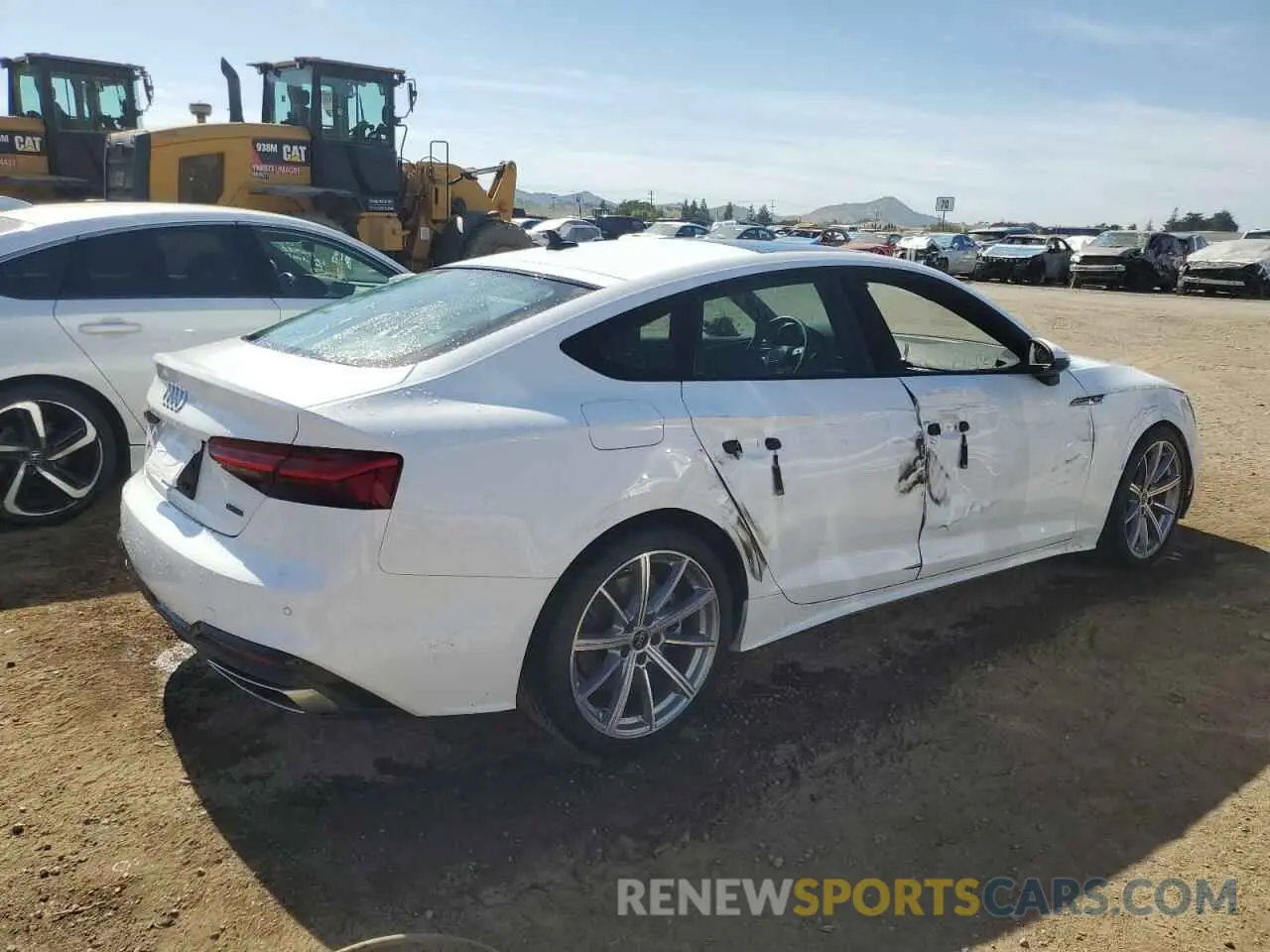 3 Photograph of a damaged car WAUDACF54SA004999 AUDI A5 2025