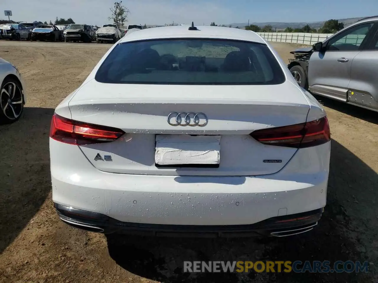 6 Photograph of a damaged car WAUDACF54SA004999 AUDI A5 2025
