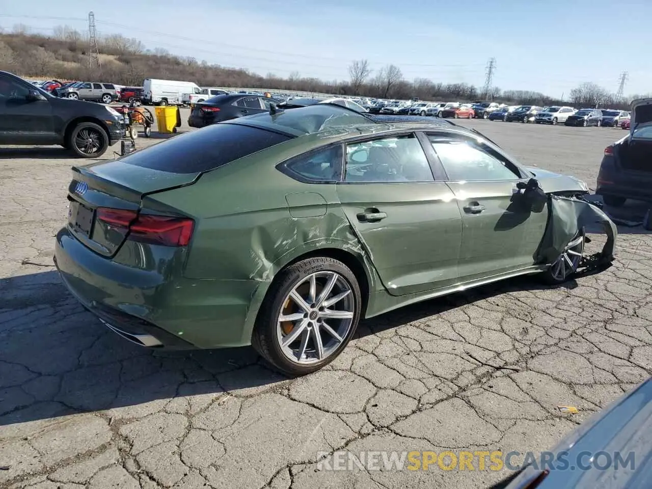 3 Photograph of a damaged car WAUDACF55SA009046 AUDI A5 2025