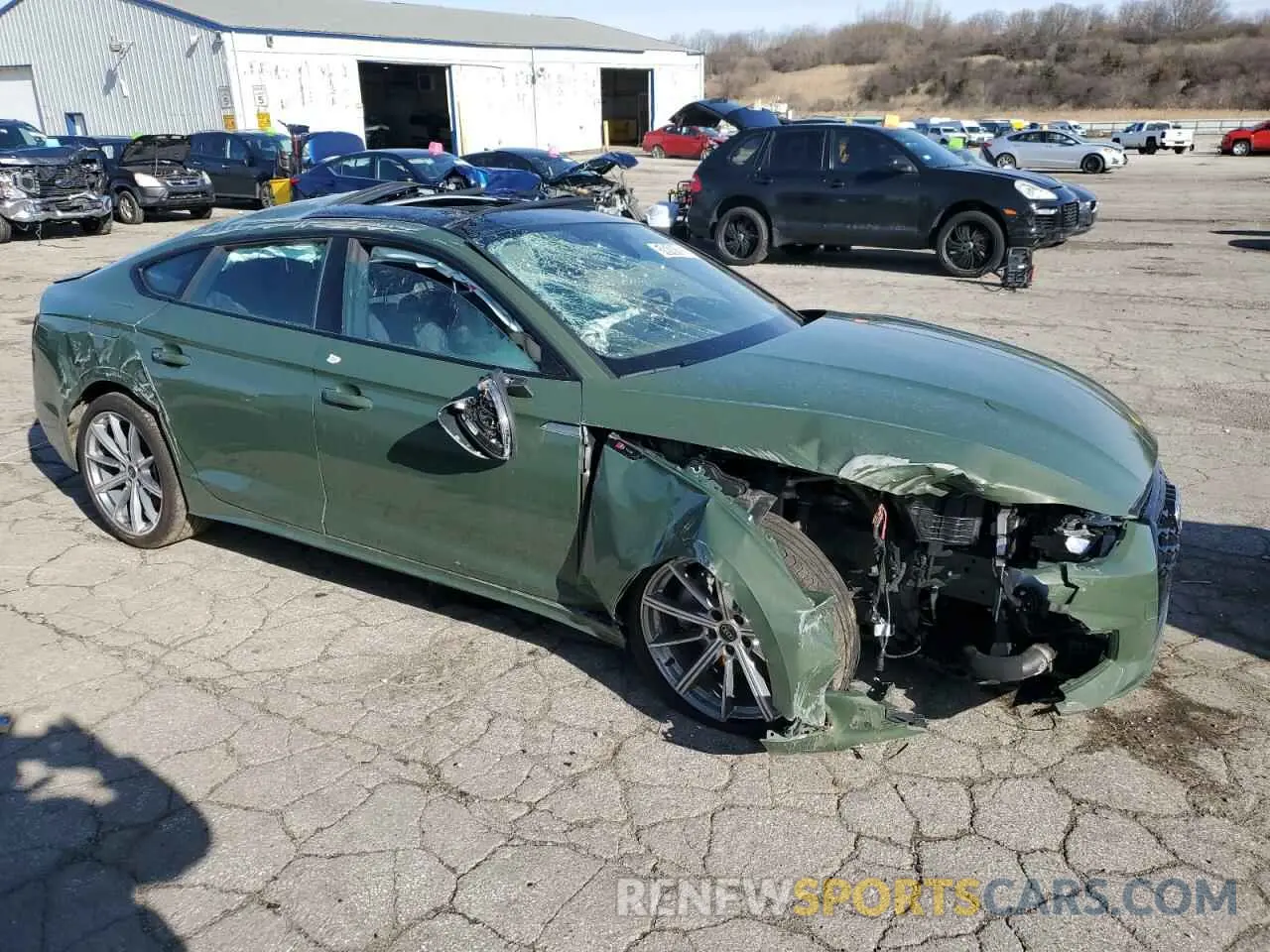 4 Photograph of a damaged car WAUDACF55SA009046 AUDI A5 2025