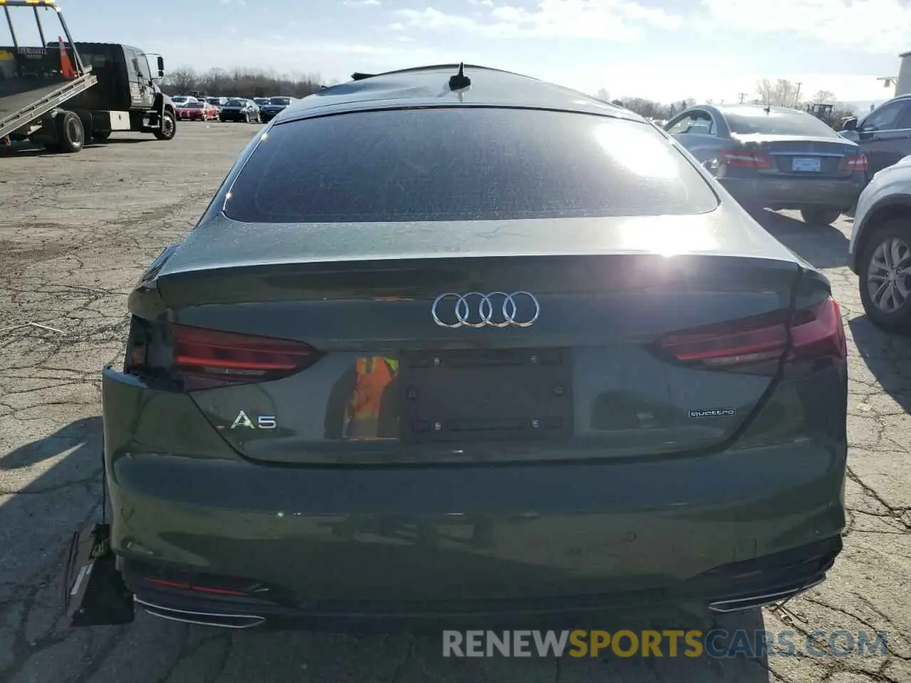 6 Photograph of a damaged car WAUDACF55SA009046 AUDI A5 2025