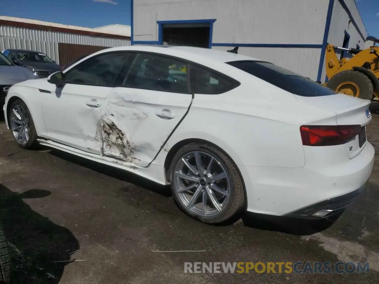 2 Photograph of a damaged car WAUDACF56SA005880 AUDI A5 2025