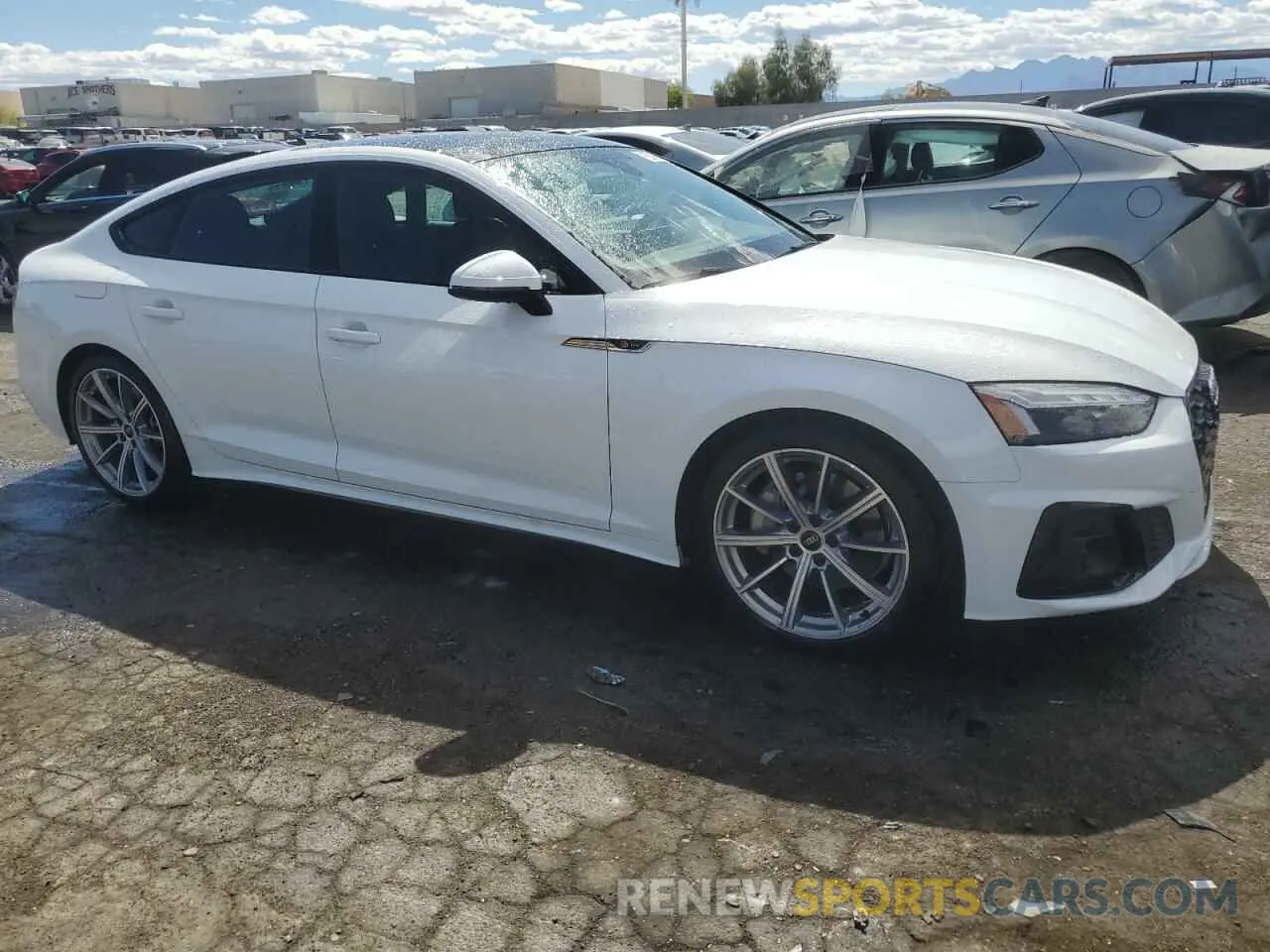 4 Photograph of a damaged car WAUDACF56SA005880 AUDI A5 2025
