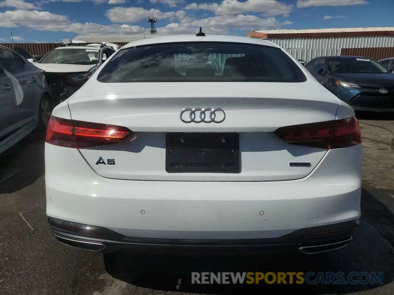 6 Photograph of a damaged car WAUDACF56SA005880 AUDI A5 2025