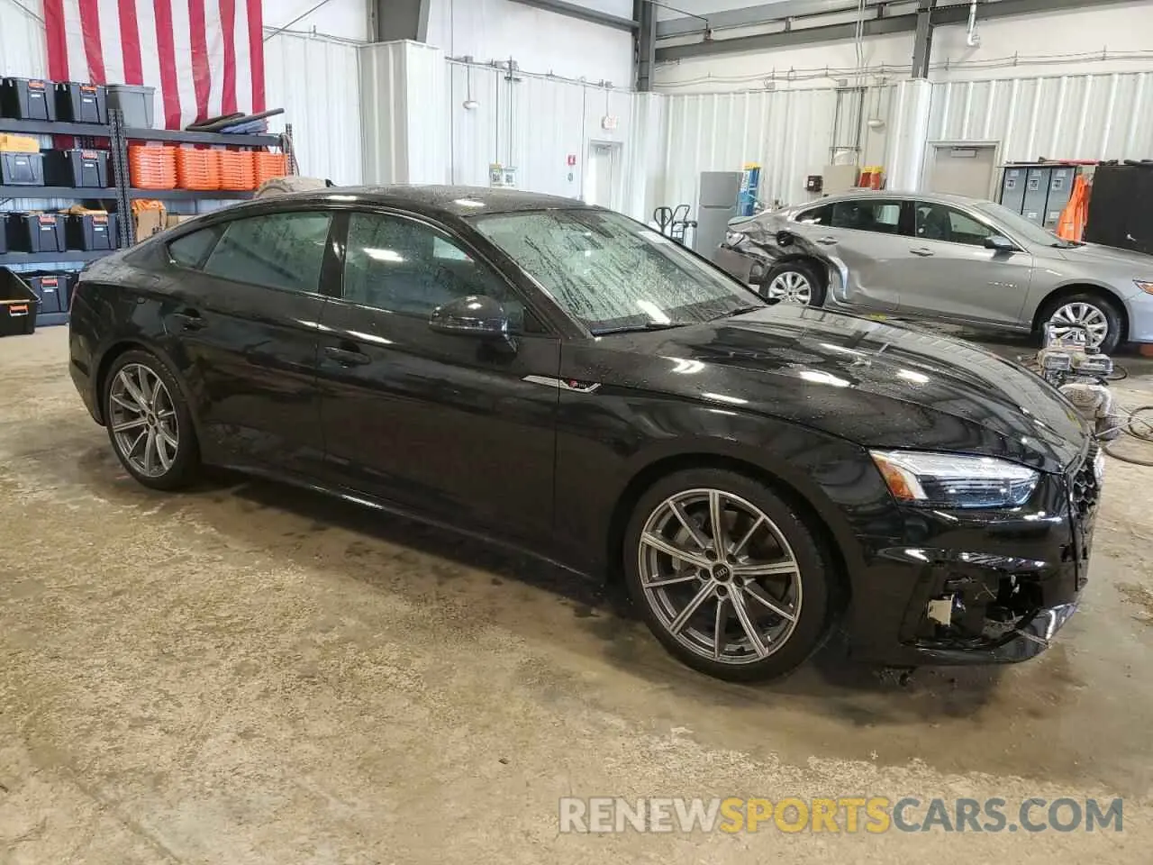 4 Photograph of a damaged car WAUDACF58SA009994 AUDI A5 2025