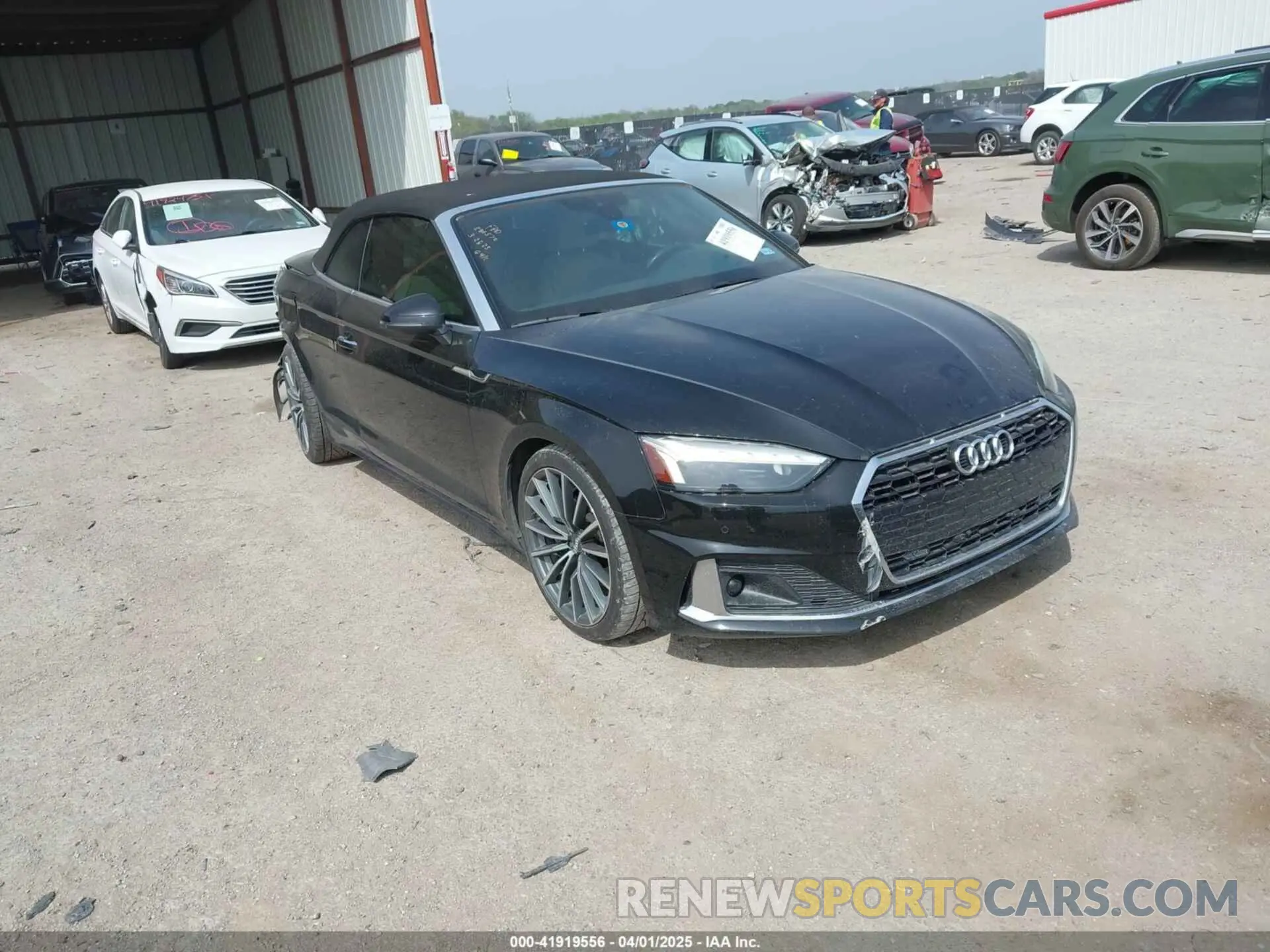 1 Photograph of a damaged car WAUWNGF50LN000334 AUDI A5 CABRIOLET 2020
