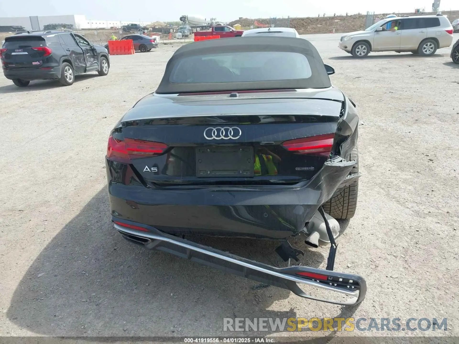 6 Photograph of a damaged car WAUWNGF50LN000334 AUDI A5 CABRIOLET 2020