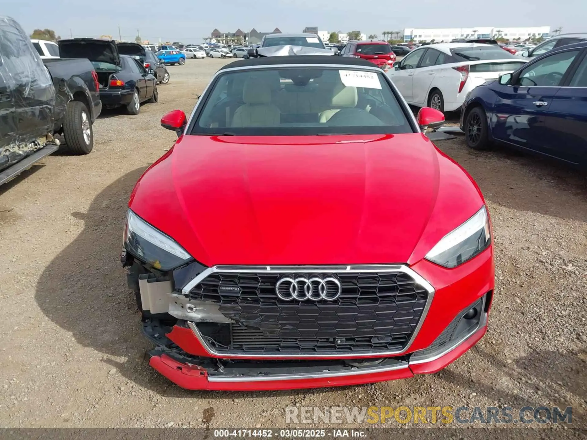 13 Photograph of a damaged car WAUWNGF50LN000995 AUDI A5 CABRIOLET 2020