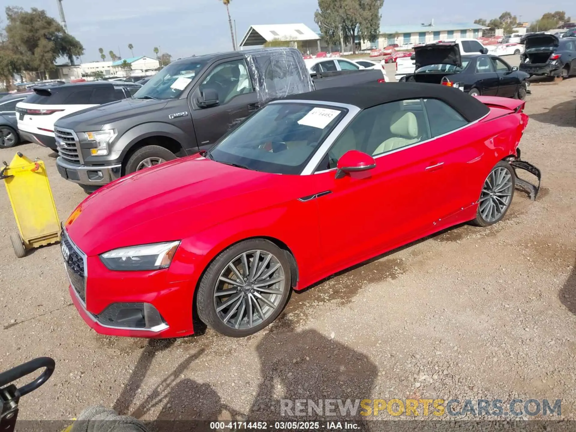 2 Photograph of a damaged car WAUWNGF50LN000995 AUDI A5 CABRIOLET 2020