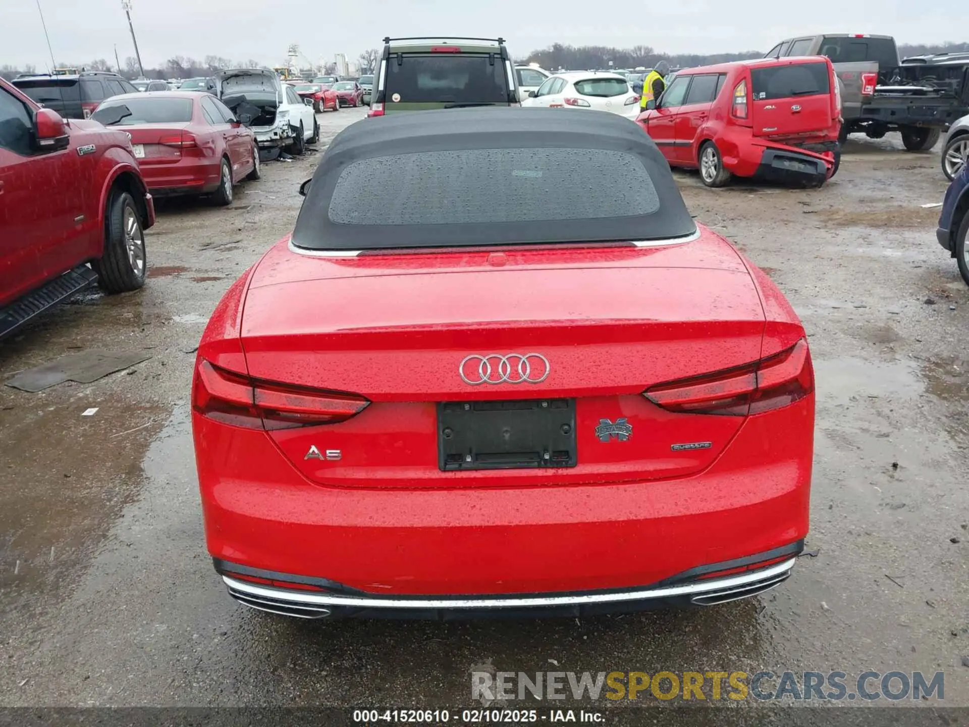 16 Photograph of a damaged car WAUWAGF56MN000156 AUDI A5 CABRIOLET 2021