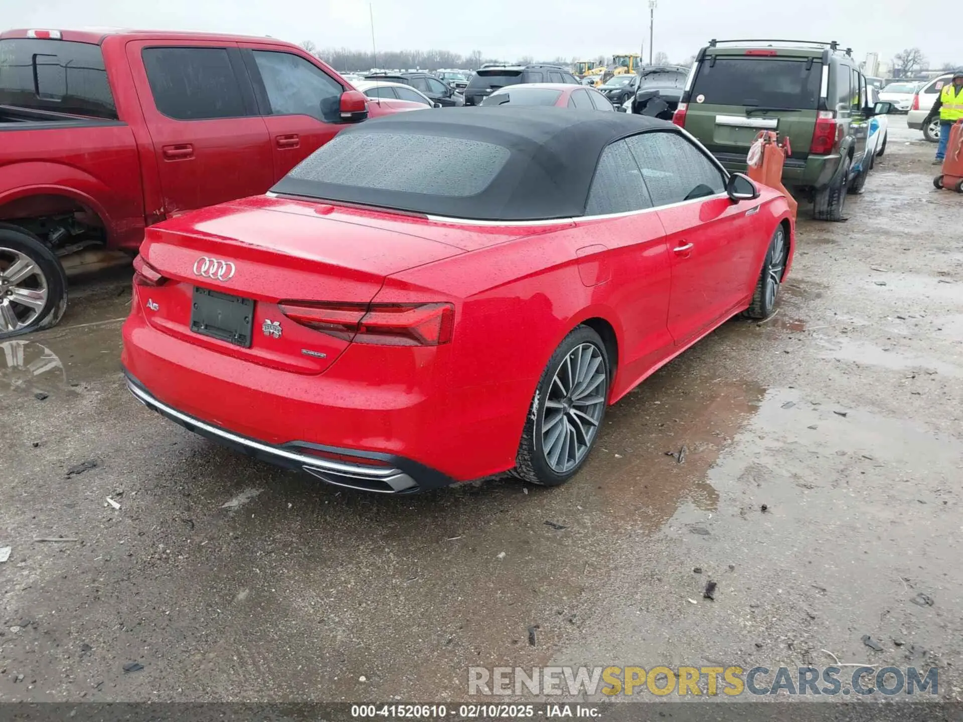 4 Photograph of a damaged car WAUWAGF56MN000156 AUDI A5 CABRIOLET 2021