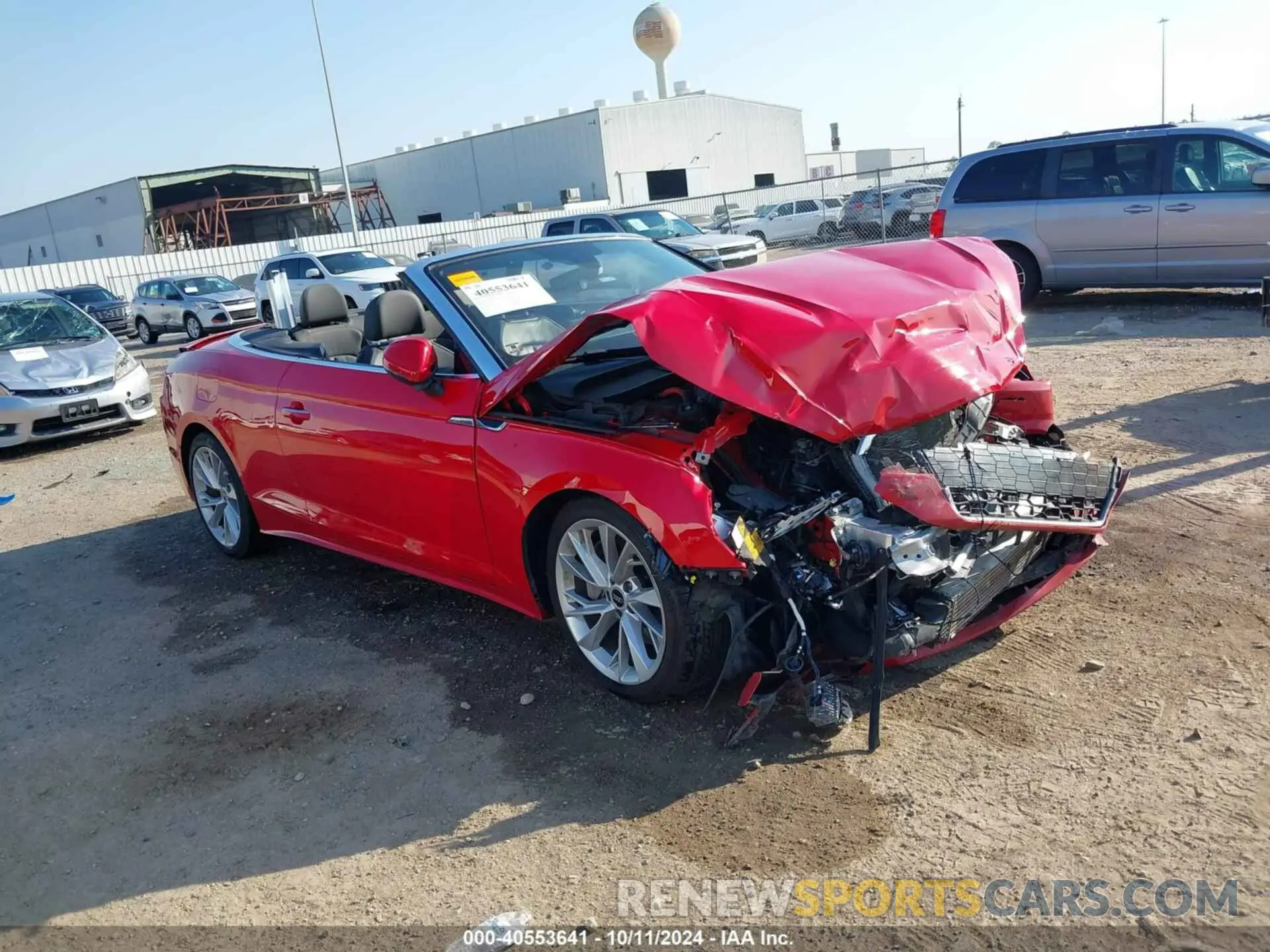 1 Photograph of a damaged car WAUYAGF58MN006890 AUDI A5 CABRIOLET 2021