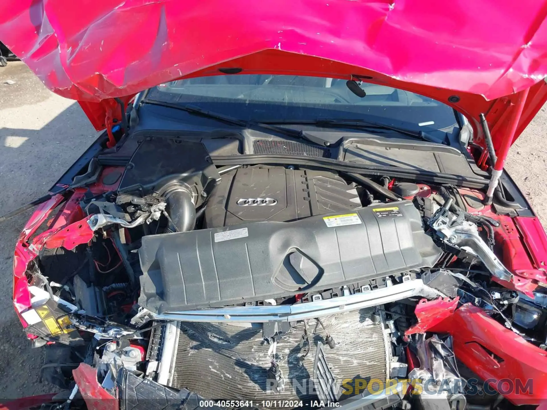 10 Photograph of a damaged car WAUYAGF58MN006890 AUDI A5 CABRIOLET 2021