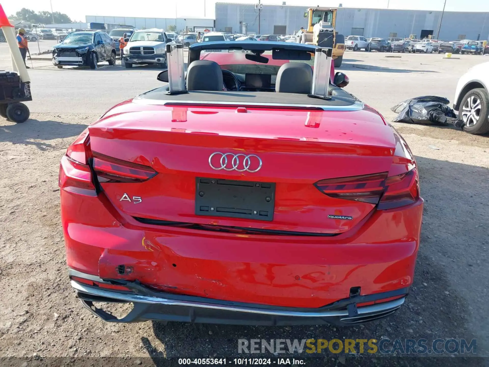 17 Photograph of a damaged car WAUYAGF58MN006890 AUDI A5 CABRIOLET 2021
