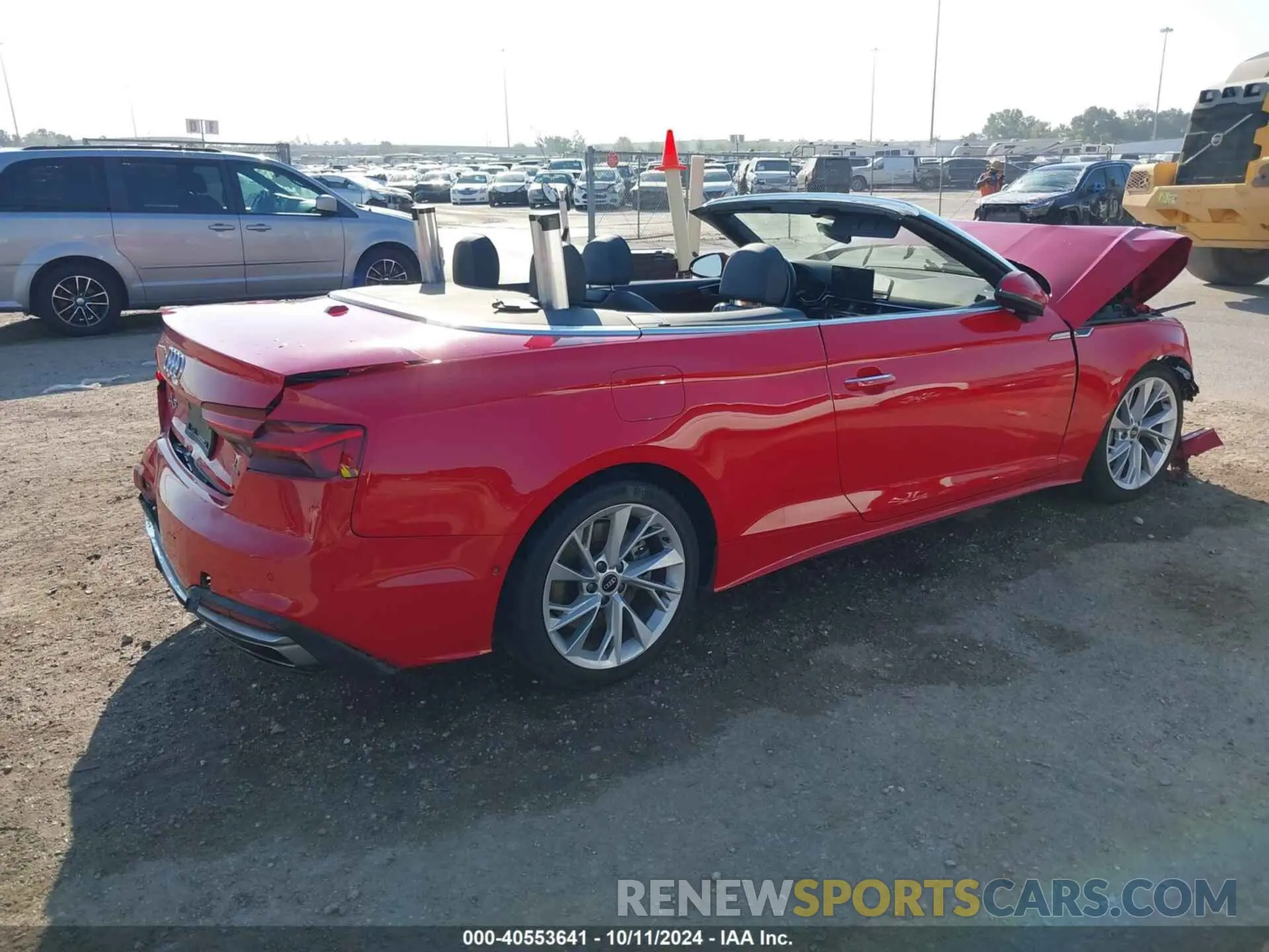4 Photograph of a damaged car WAUYAGF58MN006890 AUDI A5 CABRIOLET 2021