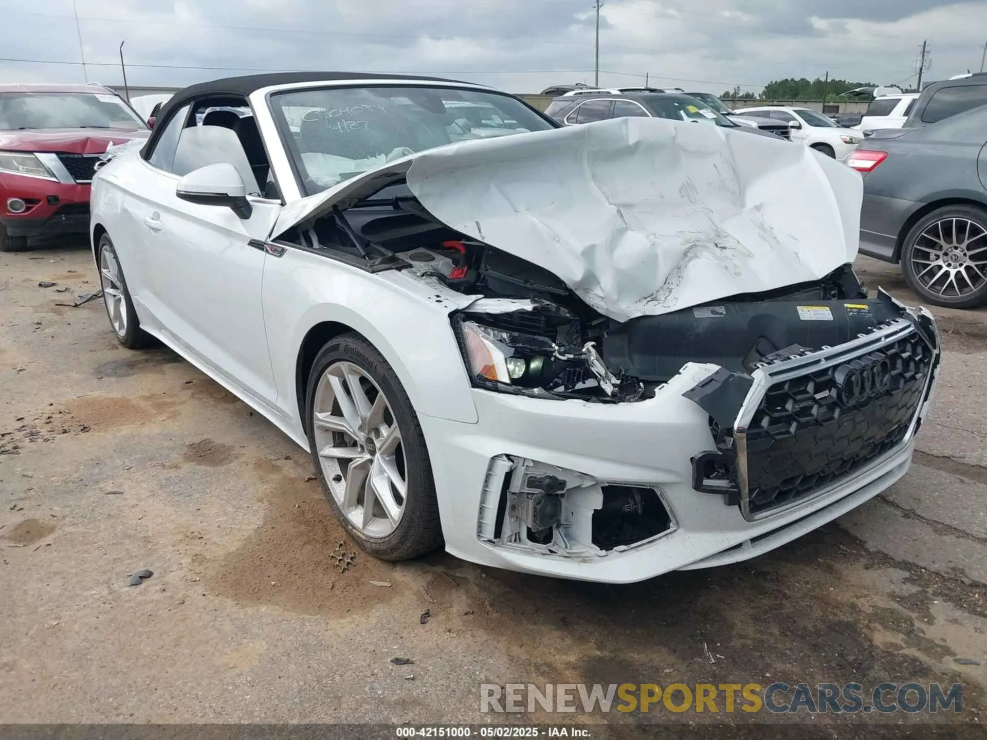 1 Photograph of a damaged car WAU3AGF58PN004720 AUDI A5 CABRIOLET 2023