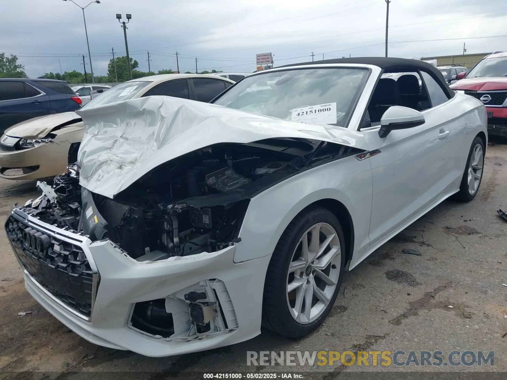 2 Photograph of a damaged car WAU3AGF58PN004720 AUDI A5 CABRIOLET 2023