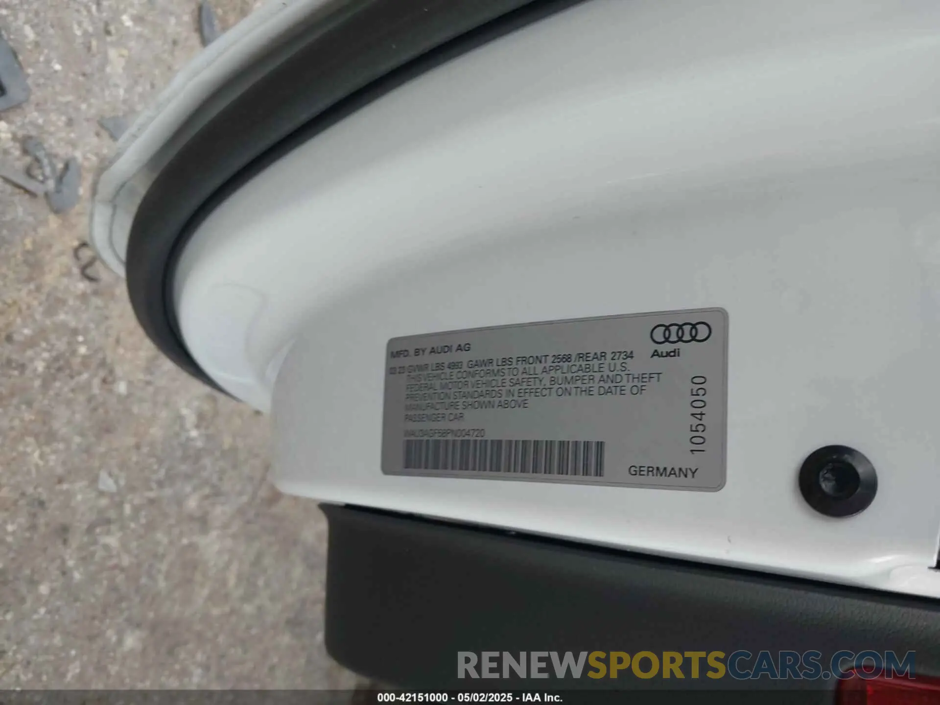 9 Photograph of a damaged car WAU3AGF58PN004720 AUDI A5 CABRIOLET 2023