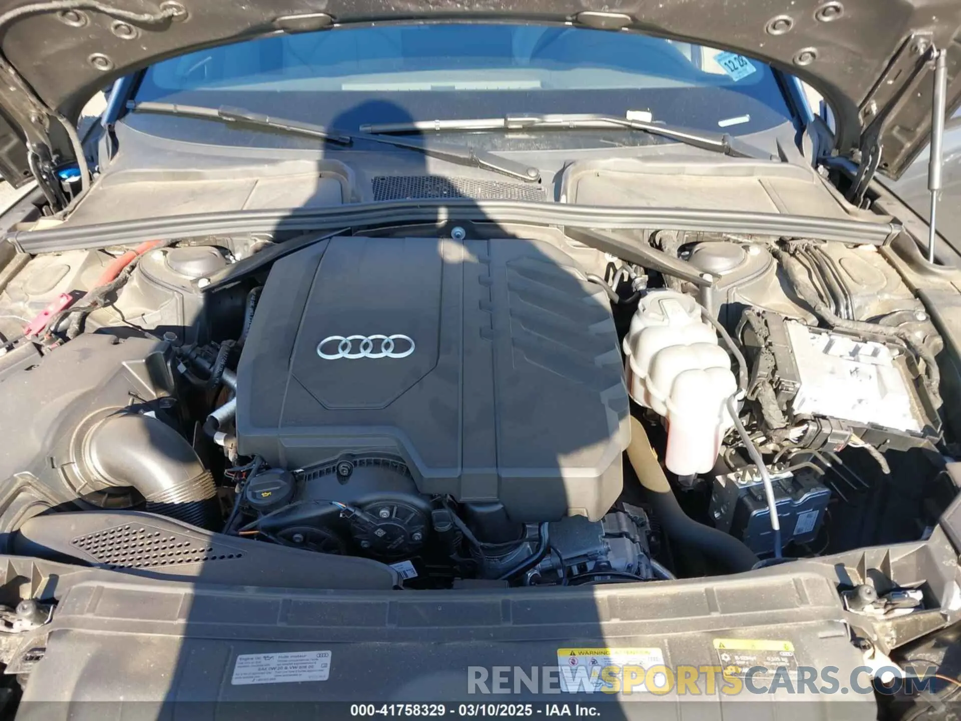 10 Photograph of a damaged car WAU4AGF52RN000492 AUDI A5 CABRIOLET 2024