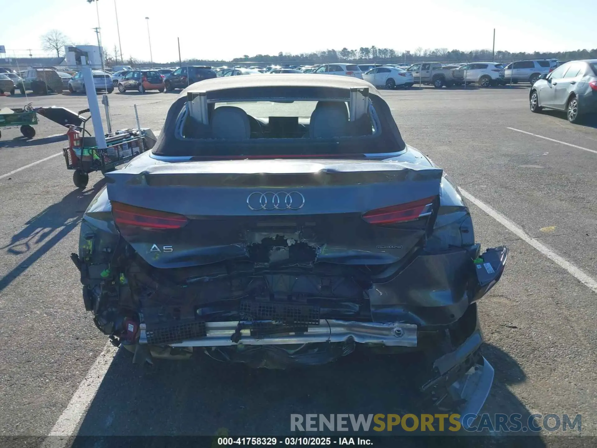 17 Photograph of a damaged car WAU4AGF52RN000492 AUDI A5 CABRIOLET 2024