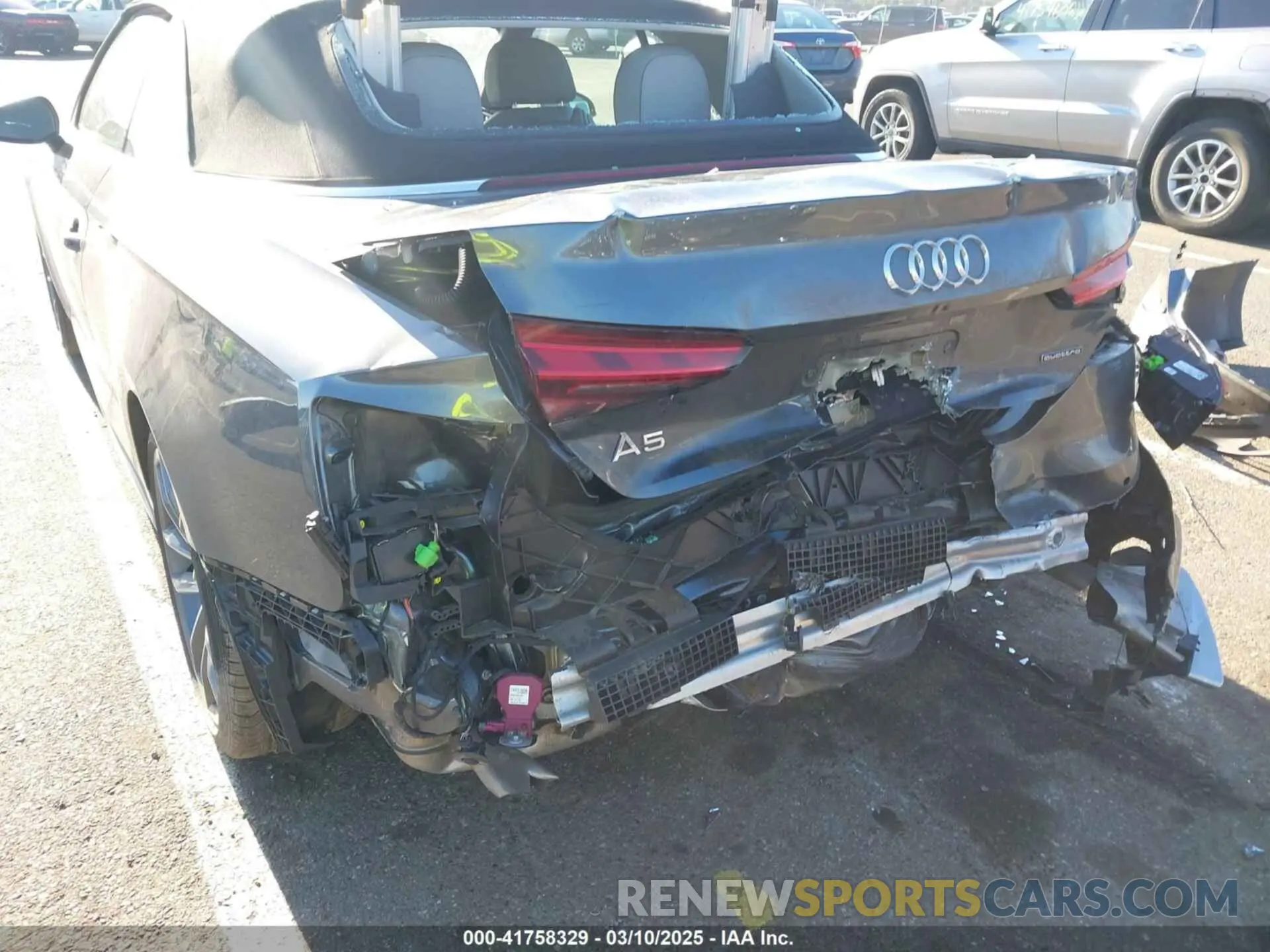18 Photograph of a damaged car WAU4AGF52RN000492 AUDI A5 CABRIOLET 2024