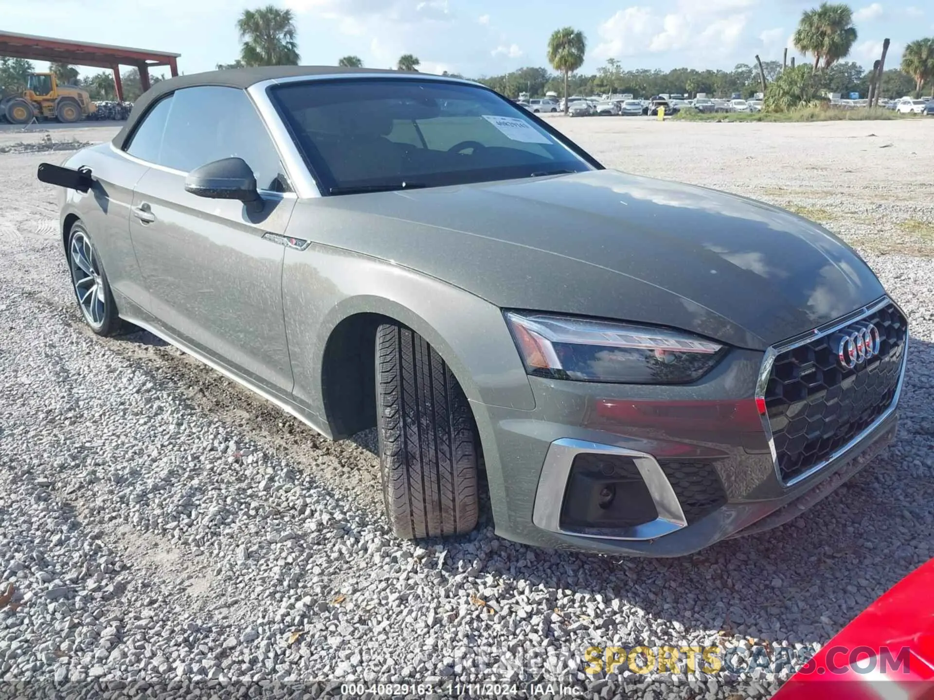 1 Photograph of a damaged car WAU4AGF54RN003703 AUDI A5 CABRIOLET 2024