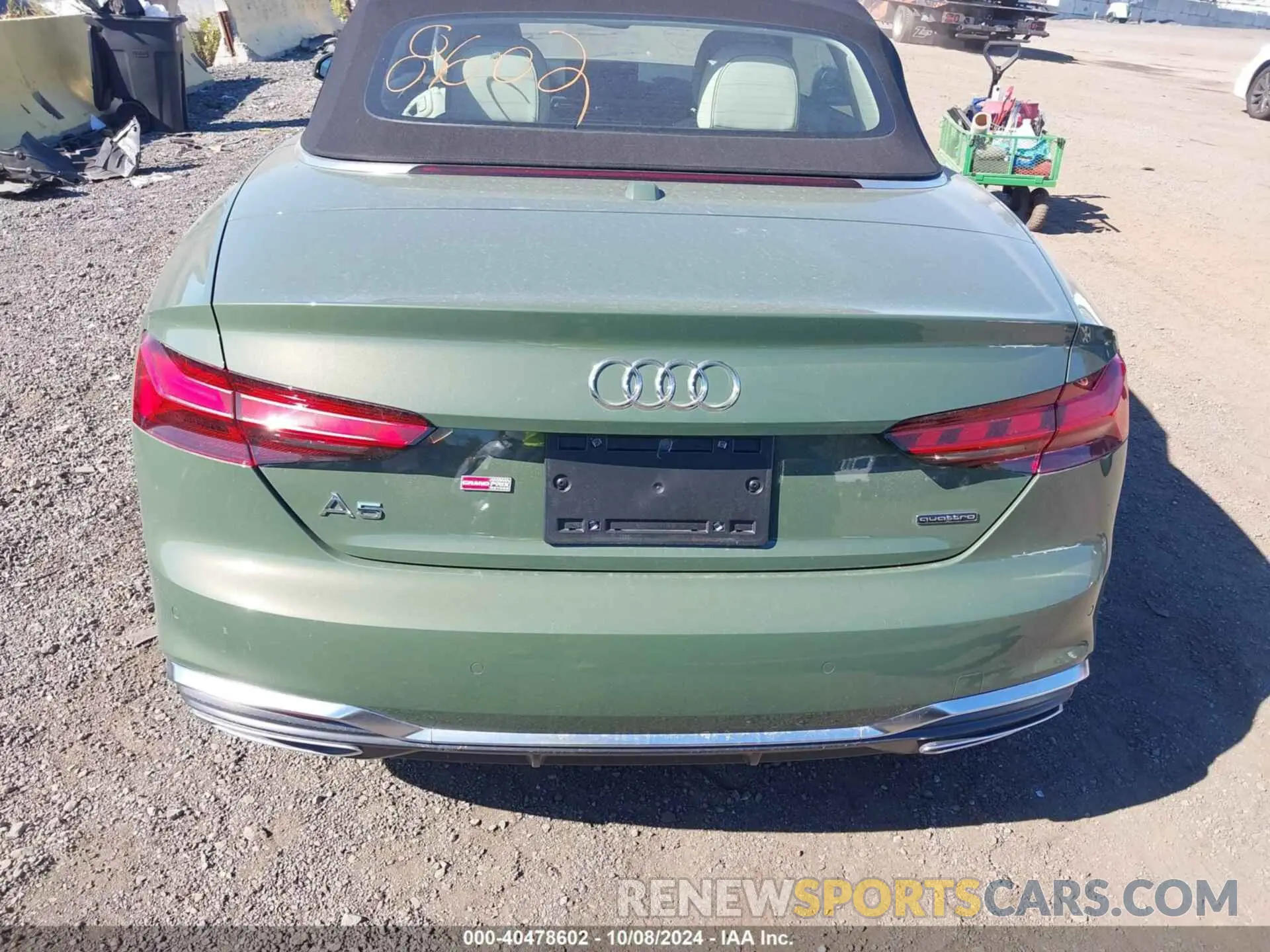 17 Photograph of a damaged car WAU4AGF5XRN009067 AUDI A5 CABRIOLET 2024