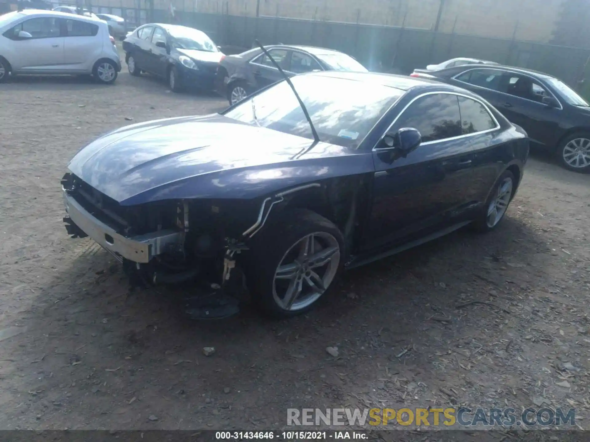 2 Photograph of a damaged car WAUTNAF58KA016903 AUDI A5 COUPE 2019