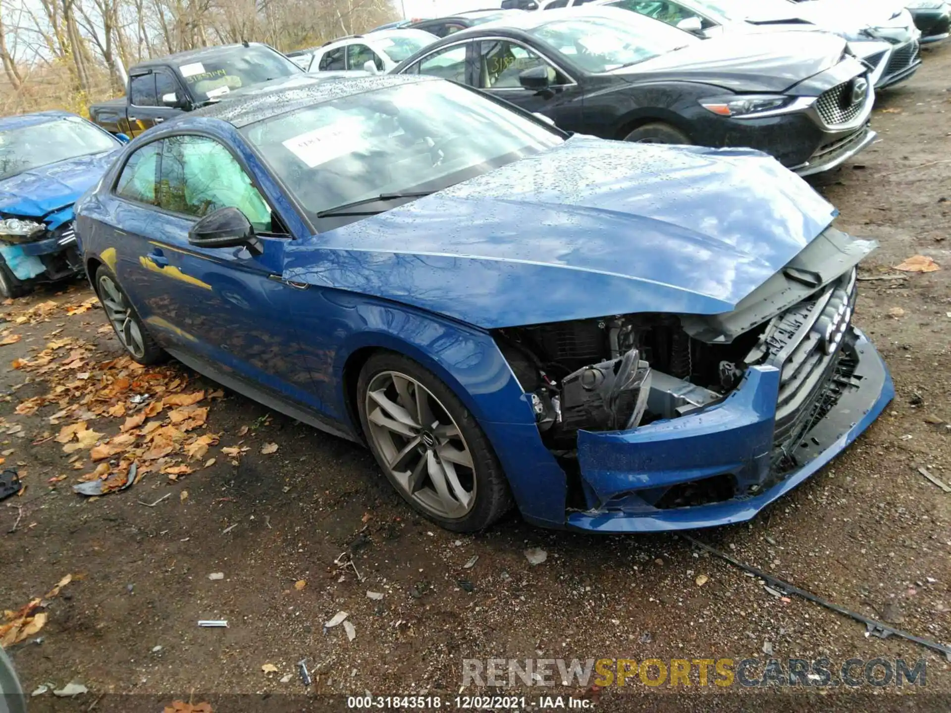 1 Photograph of a damaged car WAUTNAF58KA030834 AUDI A5 COUPE 2019