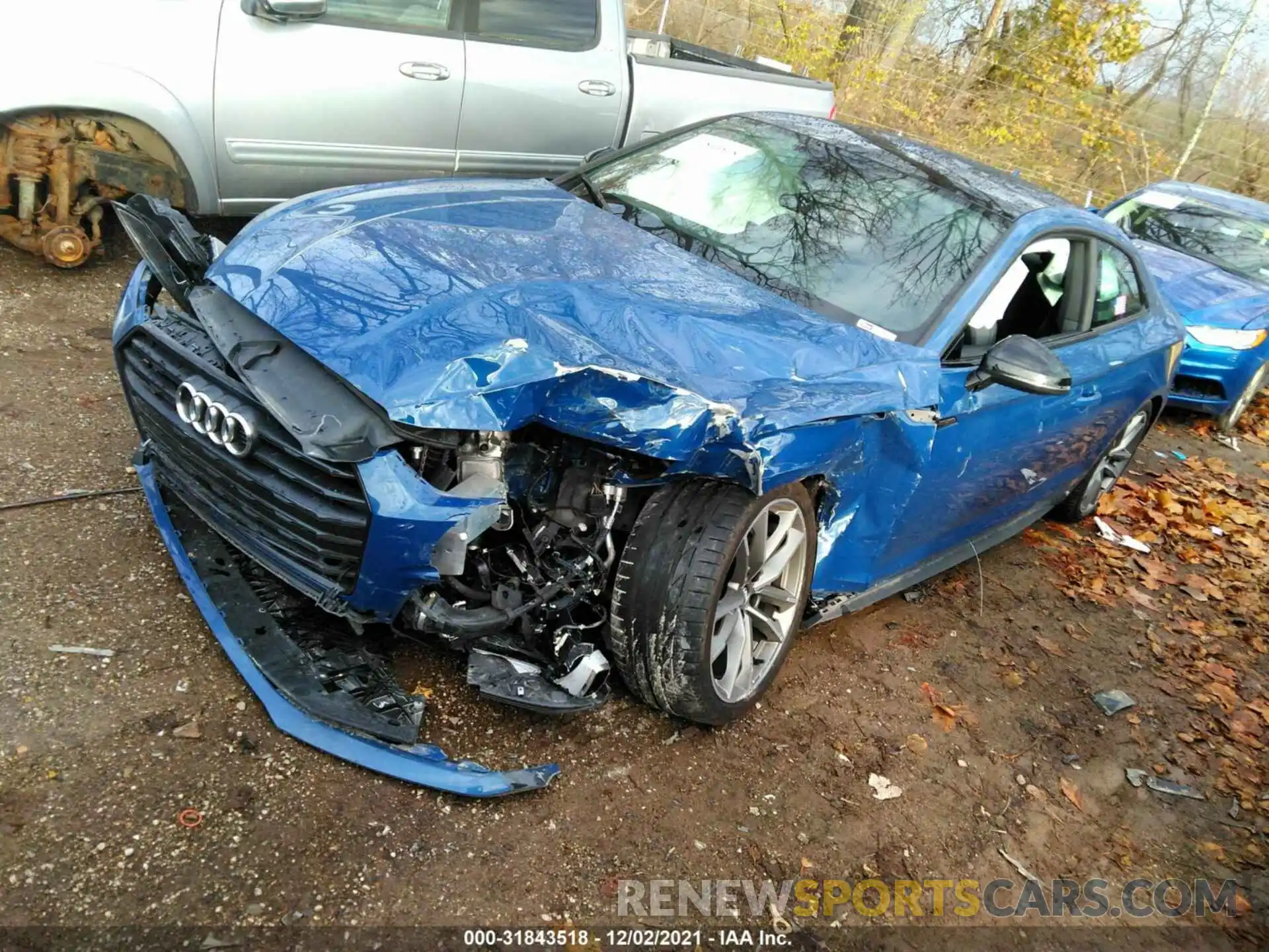 2 Photograph of a damaged car WAUTNAF58KA030834 AUDI A5 COUPE 2019